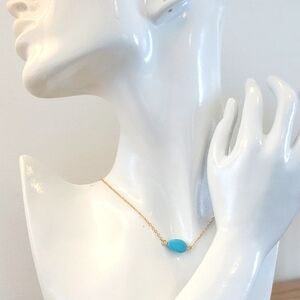 3/$30 Chic Necklace with Turquoise Accent
